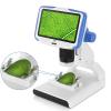 Lab Microscope Slides 200X USB Microscope AD205 Digital Microscope Portable for Kids Microscope Parts (Color : AD205-Blue, Magnification : 200X) view 3
