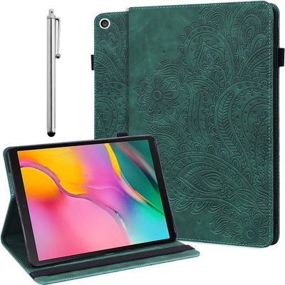ALILANG Case for iPad mini 5/4/3/2/1 7.9 inch Case (Model No. A1538/A1550/A2124/A2125/A2126/A2133), Multiple Viewing Angles PU Leather Flip Stand Cover with Wake/Sleep for iPad mini 5 -Green