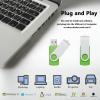 10 Pack 128MB USB Flash Drives in 5 Random Colors USB 2.0 Wholesale Lot Bulk Memory Sticks (10 Pack, 128MB) view 3