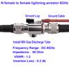 Whisary N Type Lightning Arrestor DC-6 GHz N Female to Female Lightning Surge Protector view 4