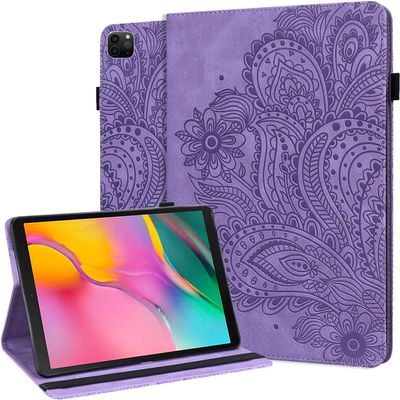 ALILANG Case for iPad Air 6th Generation 11 inch Case 2024 & iPad Pro 11 inch (2022/2021/2020/2018) & iPad Air 5th/4th Generation 10.9 inch (2022/2020), PU Leather Stand Flip Cover-Purple