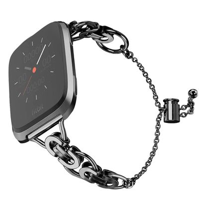 TenCloud Smartwatch Band Compatible with Amazfit Active 2 Square Adjustable Strap Bracelet (Black)