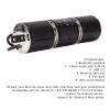 Uxsiya Handlebar Speaker MP3 Player IP54 AUX in FM Radio Motorcycle Speaker for 7/8-1.25in Handlebars ATV Scooter(Black) view 3