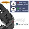 hellosy Compatible with Fenix 5X Band, 26mm Soft Silicone Quick Release Replacement Watch Strap For Garmin Fenix 5X Fenix 5X PlusFenix 6XFenix 6X ProFenix 7XFenix 3Fenix view 3