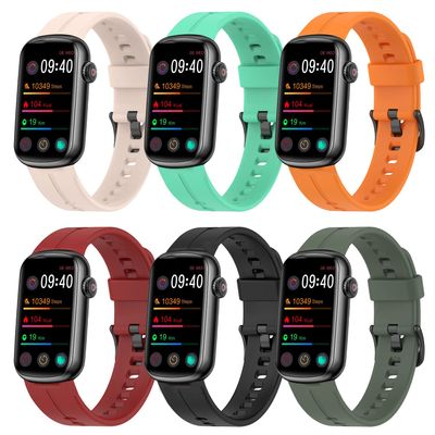 Wrist Strap Compatible for FITVII Slim Fitness Tracker Watch Band, Replacement Soft Silicone Wristband Sport Strap for FITVII HM08 Fitness Tracker Accessories for Men Women