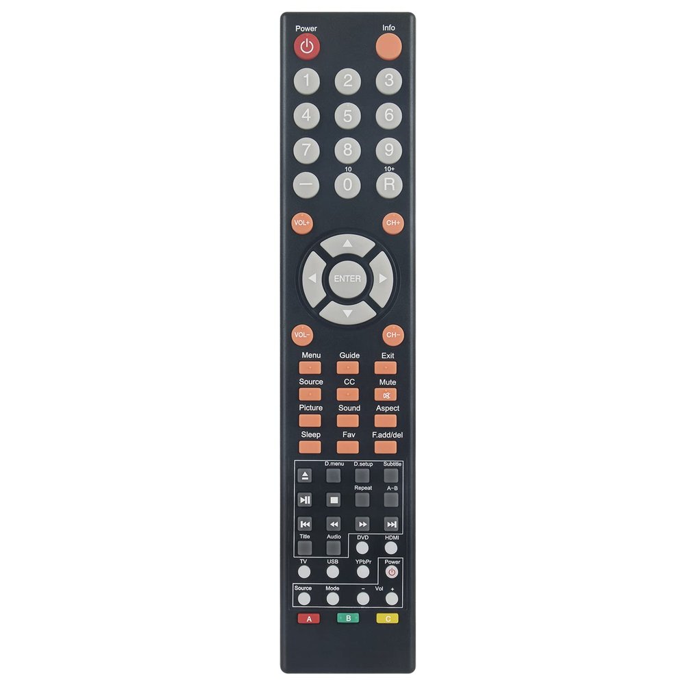 8142026670002C Replacement Remote Control fit for Sceptre TV E328WD-SS E325BD-SS E328WD-SR X408BV-FHD E325BD-SRC E328PD-SR E405BD-FR E165BD-SS E165BV-SS E165WD-SS E168WD-SS E168WV-SS E328GD-SR