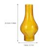 KALLORY Frosted Glass Lampshade 9.96X5.11X5.11 Inch Replacement Lamp Shade for Wall Sconce Oil Lamp Light Cover Decorative Glass Shade for Bedroom Living Room view 2