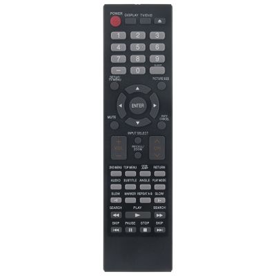 076R0SC011 Remote Control Replacement Supports for Sanyo TV DVD DP26670 DP32670 DP26671 DP32671 DP36671 26 inch and 31.5 inch HDTV LCD/DVD Combo