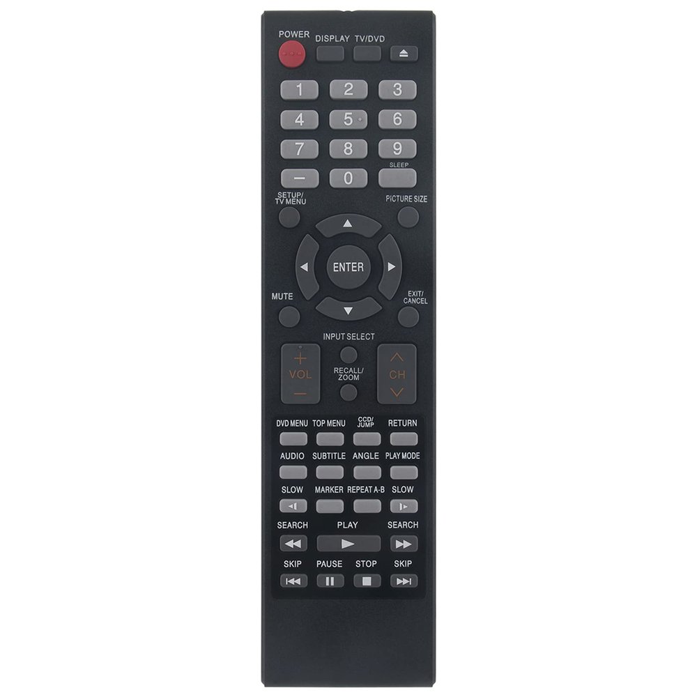 076R0SC011 Remote Control Replacement Supports for Sanyo TV DVD DP26670 DP32670 DP26671 DP32671 DP36671 26 inch and 31.5 inch HDTV LCD/DVD Combo