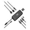 Port Connect 4k USB-c 100w Docking Station for 7 Devices - Black view 1