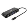 Port Connect 4k USB-c 100w Docking Station for 7 Devices - Black view 2
