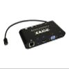 port connect Dual Monitor Docking Station 4k USB-c 100w for 11 Devices Black view 3