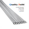 Metal Zip Ties of 100 Pcs, 28 IN 304 Stainless Steel Cable Ties, Heavy Duty Metal Zip Ties for Exhaust Wrap, Heat Resistant Fencing Ties. for Pipe, Auto repair. L/28(700mm) W/0.18(4.6mm) view 2