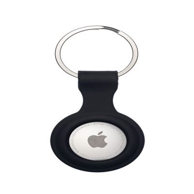 Apple AirTag Keychain Silicone Case Holder, Safety Accessory Set with Hook for AirTag GPS Tracker Bluetooth. Protect Keys, Bags, Luggage & Bikes, Anti-Lost Dog & Cat Collars.