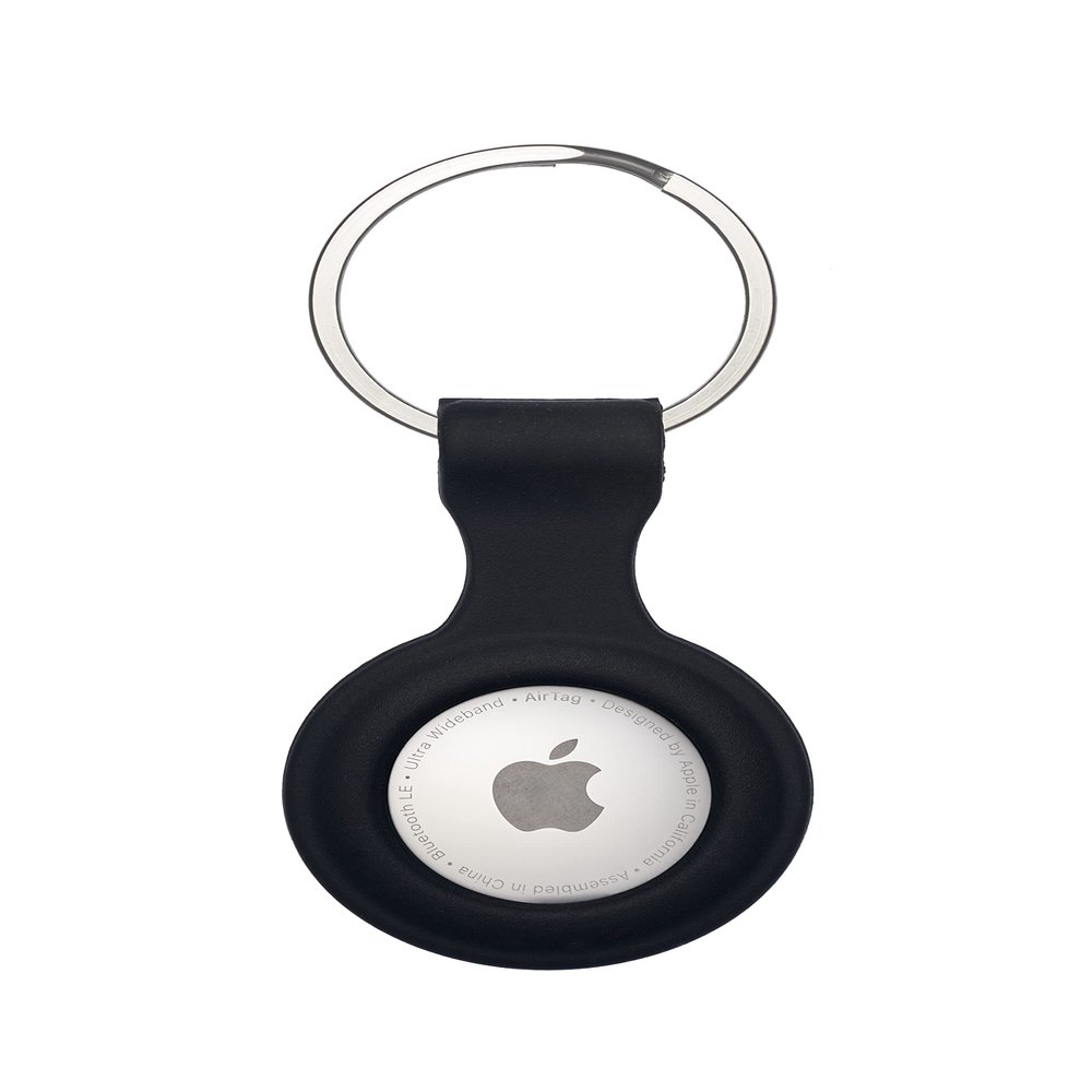 Apple AirTag Keychain Silicone Case Holder, Safety Accessory Set with Hook for AirTag GPS Tracker Bluetooth. Protect Keys, Bags, Luggage & Bikes, Anti-Lost Dog & Cat Collars.