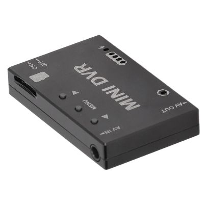 Mini FPV DVR Module, NTSC PAL Switchable Built in Battery Video Audio FPV Recorder for RC
