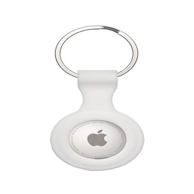 Apple AirTag Keychain Silicone Case Holder, Safety Accessory Set with Hook for AirTag GPS Tracker Bluetooth. Protect Keys, Bags, Luggage & Bikes, Anti-Lost Dog & Cat Collars.