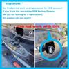 CZSWCH Aftermarket Emblem Backup Camera for F150 (2004-2014)/F250 F350 F450(2009-2014) Flex(2009-2012) Ranger 2012 CVBS | AHD Dual Signal HD Night Vision Waterproof 170 Wide ViewingRCA Connector view 2