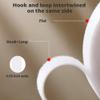 Amsthow Cinch Cable Straps Nylon Straps 39ft White 1 inch Wide Hook and Loop Roll With 50Pcs Metal Buckles Long Adjustable Management Cords Organized Cable Ties view 2