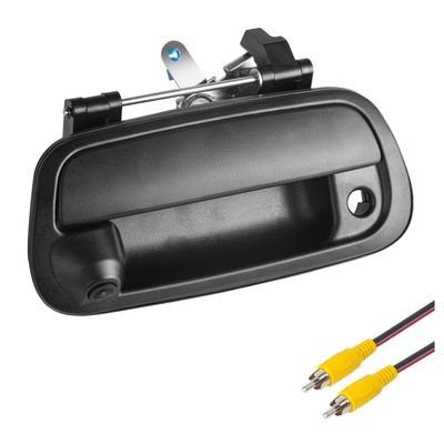 CZSWCH Tailgate Handle Backup Camera for Toyota Tundra(2000-2006) HD Rear View Camera Night Vision IP68 Waterproof 170 Wide Viewing Replacement Car Door Tailgate Camera Park Assist Reverse Camera