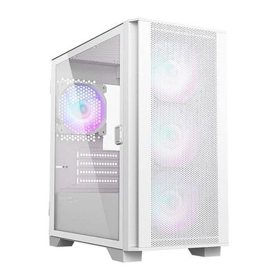 Montech Air 100 ARGB, Mini-Tower, Tempered Glass - White