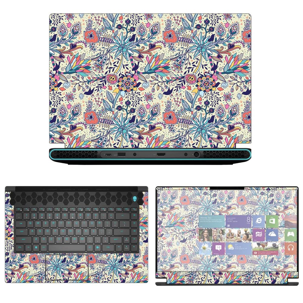 Decalrus - Protective Decal Sticker for The Alienware M15 R7 15 AWM15R7 (15.6" Screen) case Cover wrap AWm15r7-222