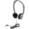 HamiltonBuhl MS2L SchoolMate Personal Stereo Headphones 200-Pack  OnEar Design, 3.5mm SlimBarrel Plug, ChewResistant DuraCord, Replaceable Leatherette Cushions  Gray view 3