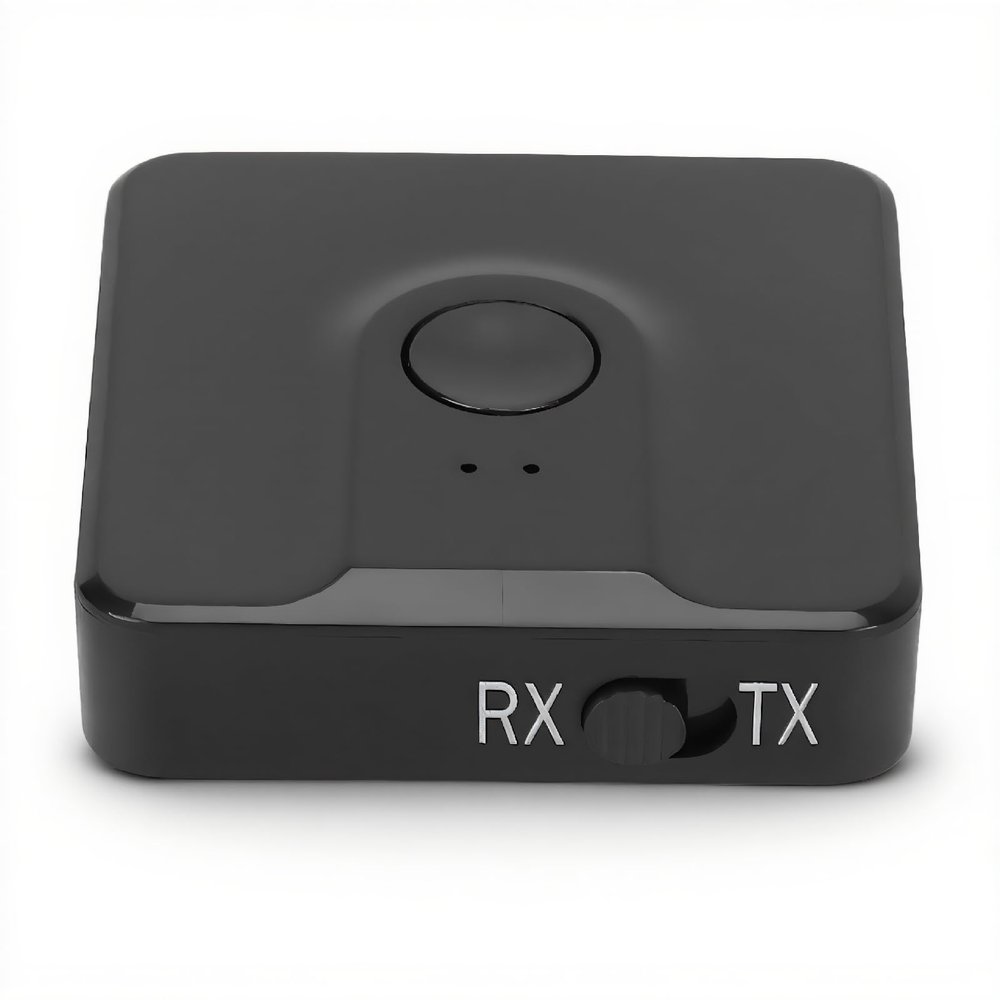 Bluetooth 5.0 Transmitter and Receiver,Multifunction 2 in 1 Audio Adapter,Splitter for TV/Headphones/PC/Home Stereo/Speakers