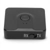 Bluetooth 5.0 Transmitter and Receiver,Multifunction 2 in 1 Audio Adapter,Splitter for TV/Headphones/PC/Home Stereo/Speakers view 1