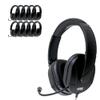 HamiltonBuhl MACH2 Deluxe USB Headset 40Pack  NoiseCanceling Boom Microphone, Leatherette Ear Cushions, ChewResistant DuraCord, InLine Volume Control, USBA Plug for Classroom Use view 1