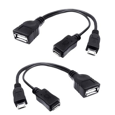 VOLT PLUS TECH PRO USB + OTG Power Stick Compatible with Your Visual Land Prestige Elite 10QL 10.1" Dual Function with Keyboard, Gaming, Mouse, Storage or USB Device(2 Pack)