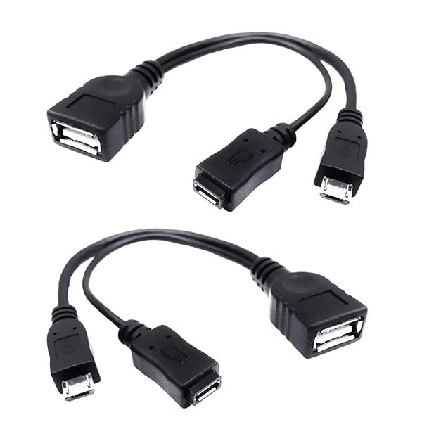 VOLT PLUS TECH PRO USB + OTG Power Stick Compatible with Your Visual Land Prestige Elite 10QL 10.1" Dual Function with Keyboard, Gaming, Mouse, Storage or USB Device(2 Pack)