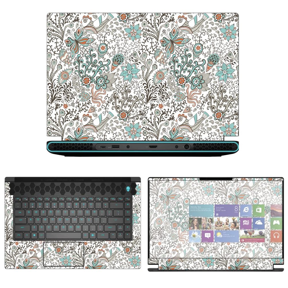Decalrus - Protective Decal Sticker for The Alienware M15 R7 15 AWM15R7 (15.6" Screen) case Cover wrap AWm15r7-175