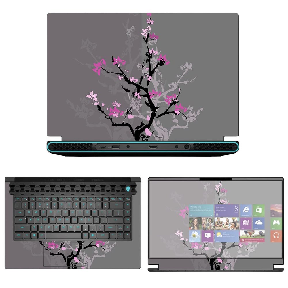 Decalrus - Protective Decal Sticker for The Alienware M15 R7 15 AWM15R7 (15.6" Screen) case Cover wrap AWm15r7-174