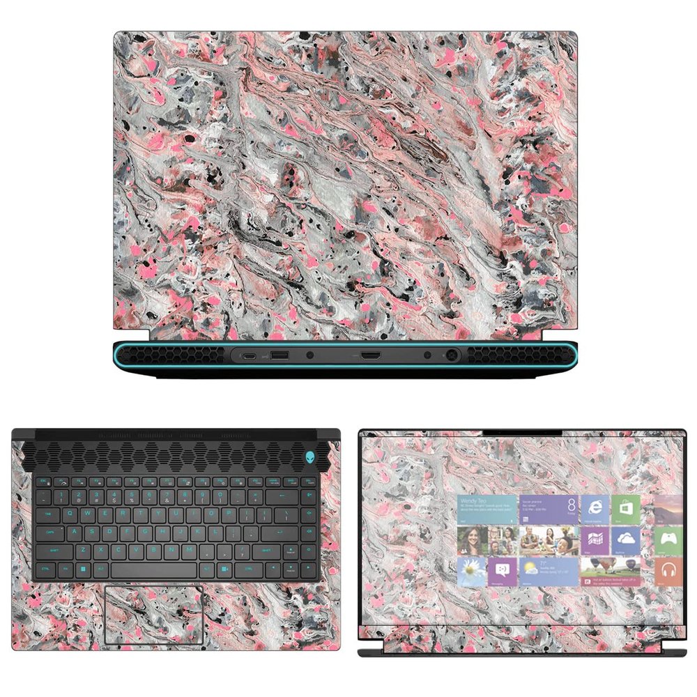 Decalrus - Protective Decal Sticker for The Alienware M15 R7 15 AWM15R7 (15.6" Screen) case Cover wrap AWm15r7-26
