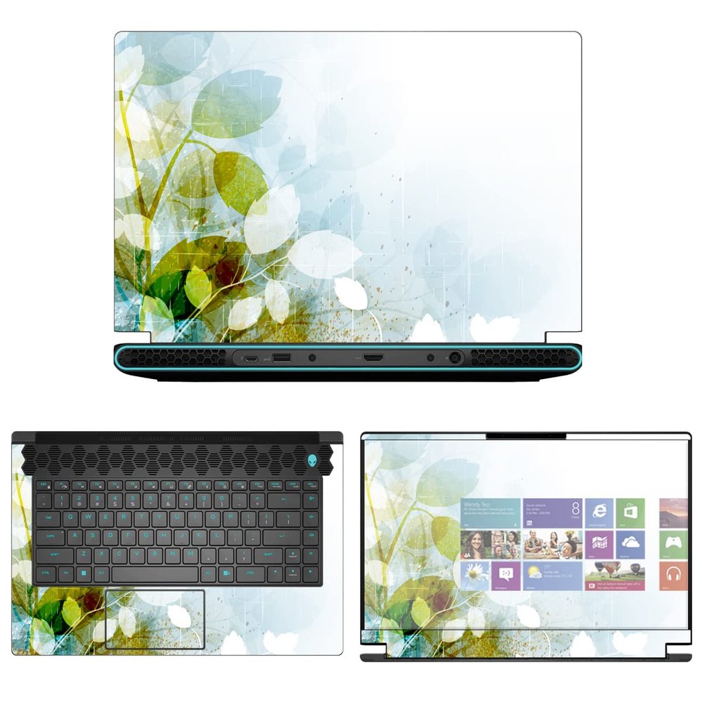 Decalrus - Protective Decal Sticker for The Alienware M15 R7 15 AWM15R7 (15.6" Screen) case Cover wrap AWm15r7-95