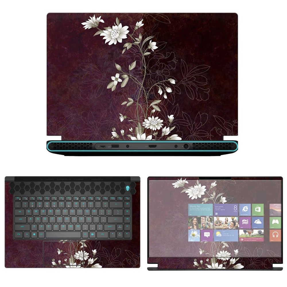 Decalrus - Protective Decal Sticker for The Alienware M15 R7 15 AWM15R7 (15.6" Screen) case Cover wrap AWm15r7-54