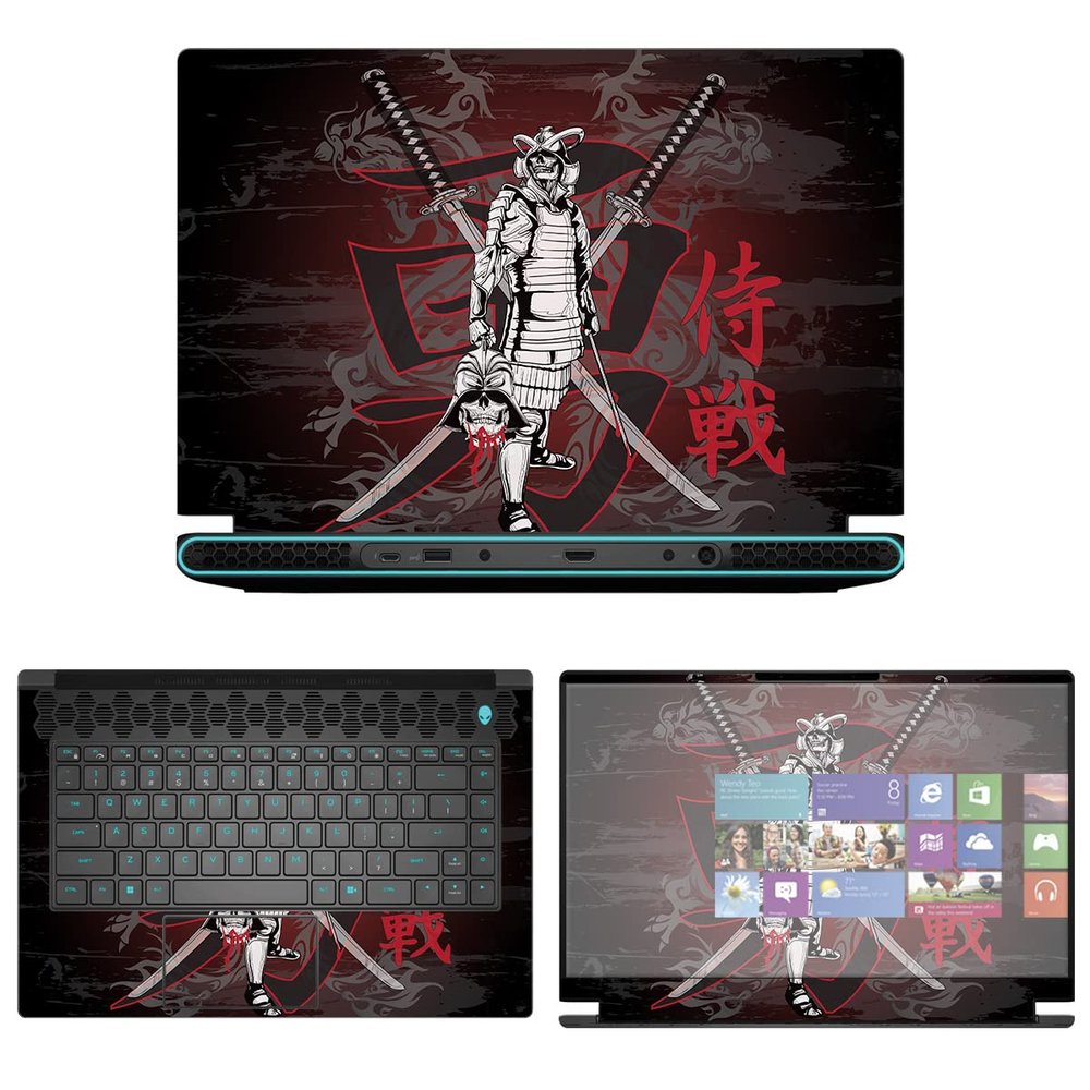 Decalrus - Protective Decal Sticker for The Alienware M15 R7 15 AWM15R7 (15.6" Screen) case Cover wrap AWm15r7-144