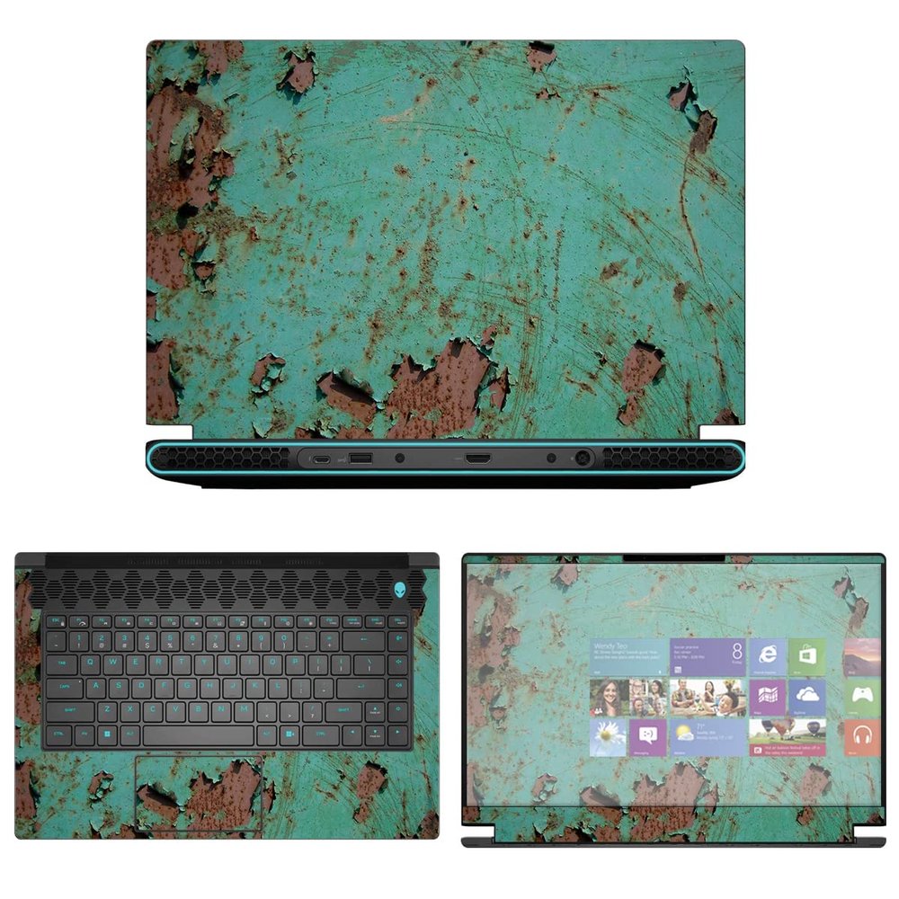 Decalrus - Protective Decal Sticker for The Alienware M15 R7 15 AWM15R7 (15.6" Screen) case Cover wrap AWm15r7-111