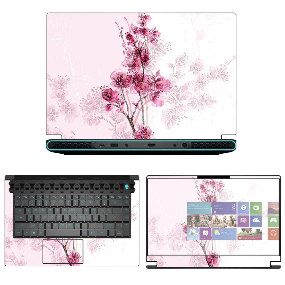 Decalrus - Protective Decal Sticker for The Alienware M15 R7 15 AWM15R7 (15.6" Screen) case Cover wrap AWm15r7-125