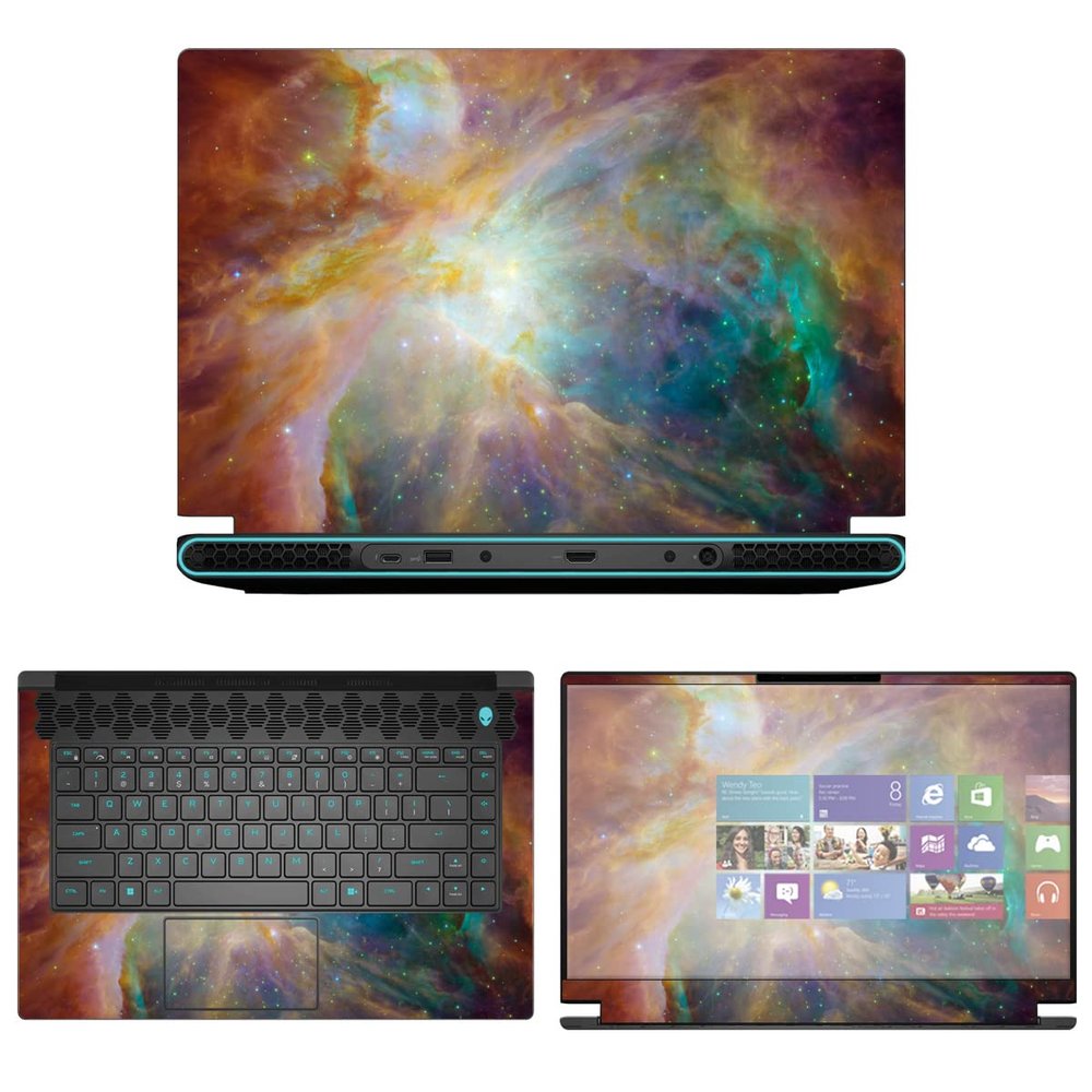 Decalrus - Protective Decal Sticker for The Alienware M15 R7 15 AWM15R7 (15.6" Screen) case Cover wrap AWm15r7-19