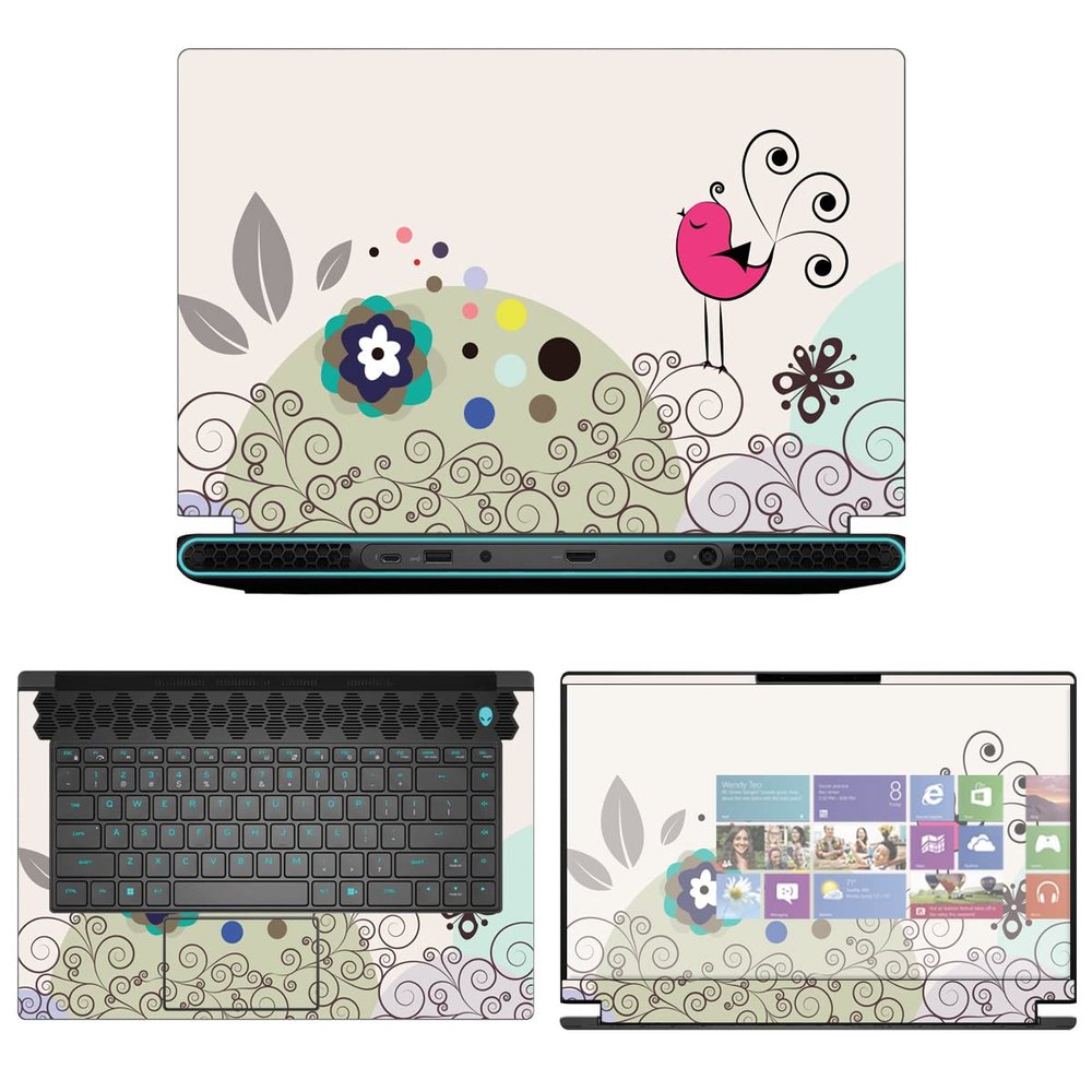 Decalrus - Protective Decal Sticker for The Alienware M15 R7 15 AWM15R7 (15.6" Screen) case Cover wrap AWm15r7-27