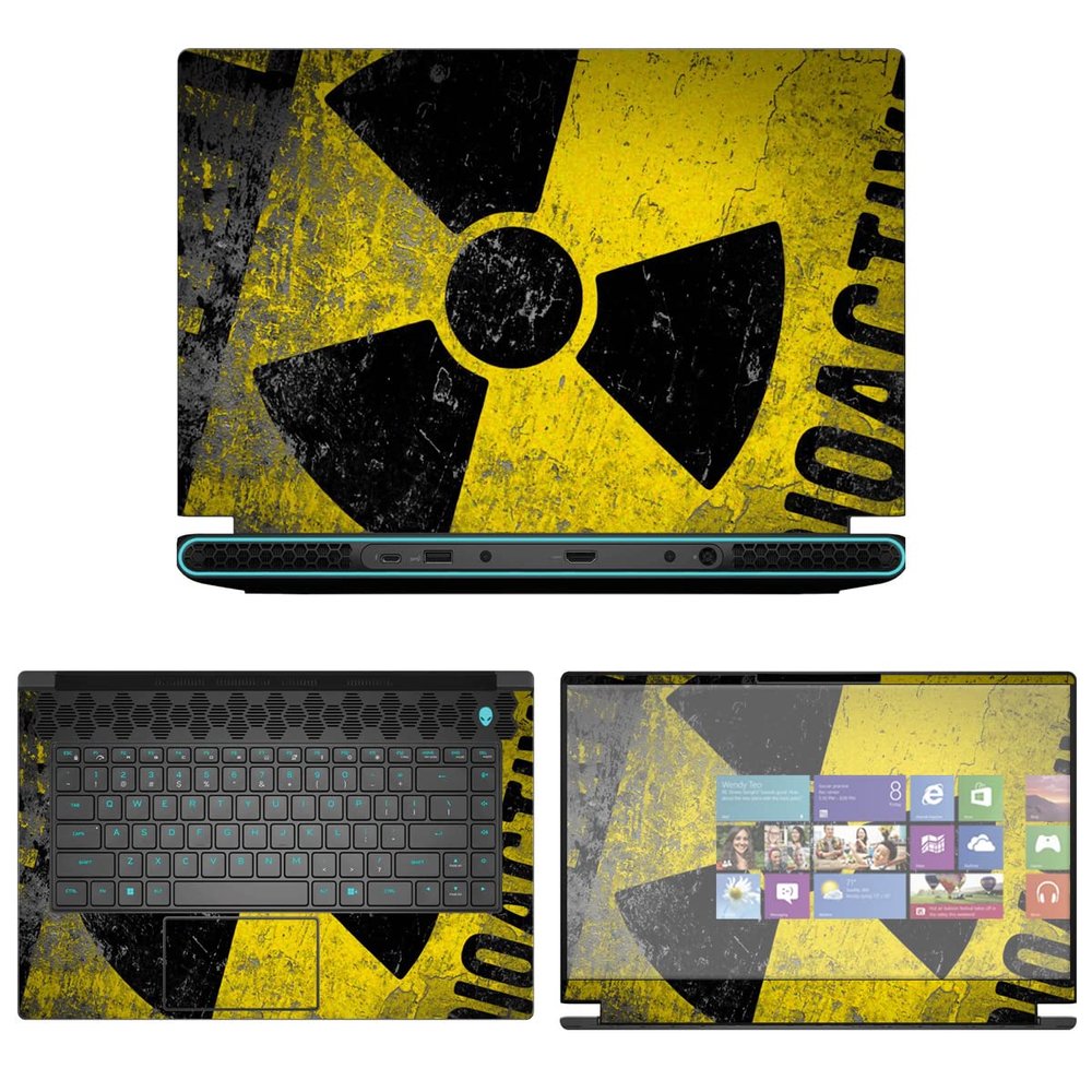 Decalrus - Protective Decal Sticker for The Alienware M15 R7 15 AWM15R7 (15.6" Screen) case Cover wrap AWm15r7-73