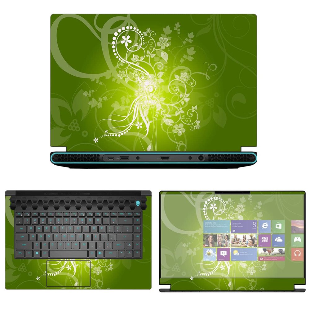 Decalrus - Protective Decal Sticker for The Alienware M15 R7 15 AWM15R7 (15.6" Screen) case Cover wrap AWm15r7-115