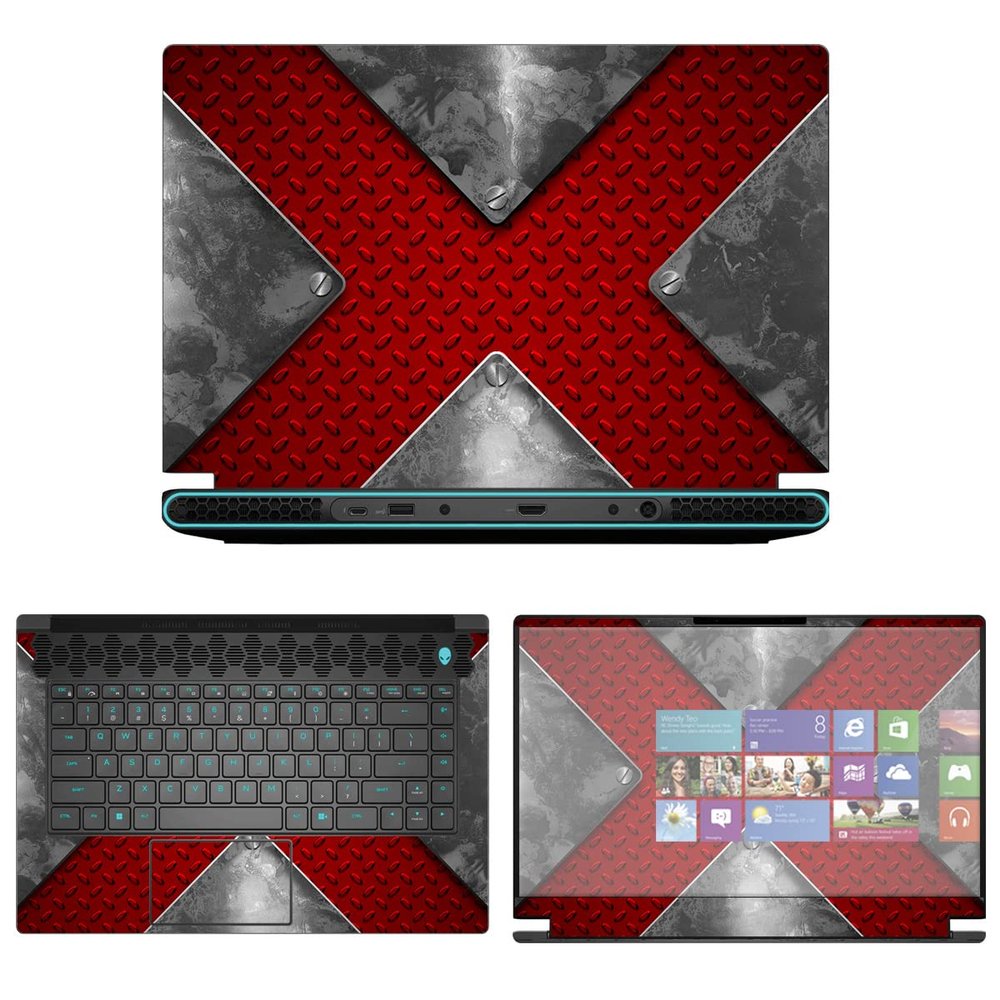 Decalrus - Protective Decal Sticker for The Alienware M15 R7 15 AWM15R7 (15.6" Screen) case Cover wrap AWm15r7-201