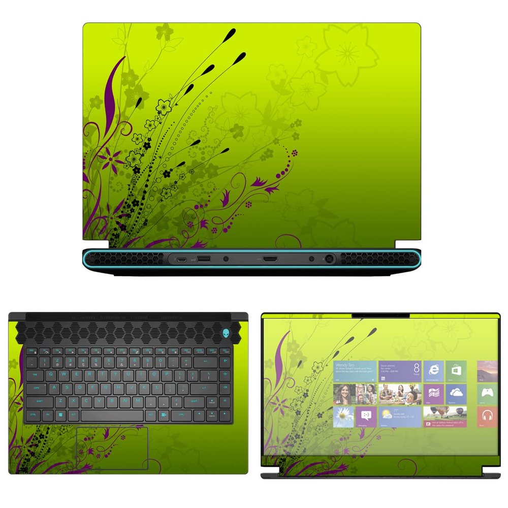 Decalrus - Protective Decal Sticker for The Alienware M15 R7 15 AWM15R7 (15.6" Screen) case Cover wrap AWm15r7-65