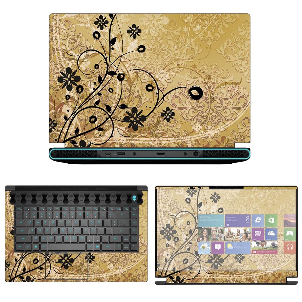 Decalrus - Protective Decal Sticker for The Alienware M15 R7 15 AWM15R7 (15.6" Screen) case Cover wrap AWm15r7-167