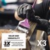 X3 Black Gloves, Disposable, Latex Free, Nitrile, for Cooking, Food Prep, 3 Mil, Powder-Free, Size Medium, 2 Boxes view 3