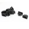 10Pcs Black PCB Board IEC320 Inlet C8 Power Adapter AC 250V 2.5/5A DB-180-C03 view 1