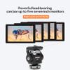 Fotopro Field Monitor Mount with Cold Shoe Support Camera Monitor Mount Holder Tilt 180 Degree and Swivel 360 Degree for 5/7 inch Grey view 3